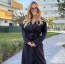 Lucilla szövetkabát– Hosszított női szövetkabát fekete – Innova Fashion – 2. kép